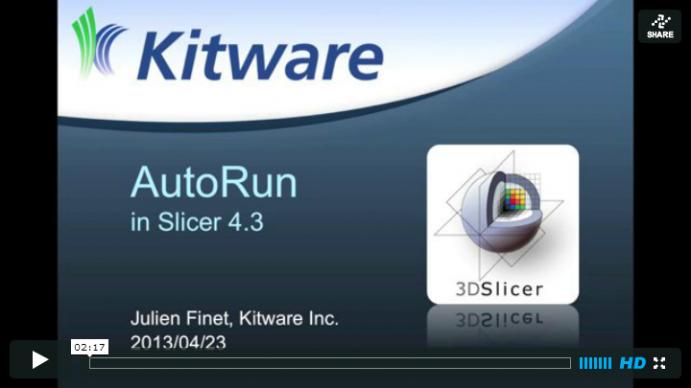 Slicer AutoRun demo on vimeo