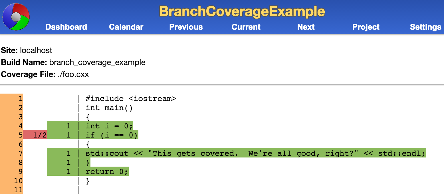 Additional Coverage Features in CDash