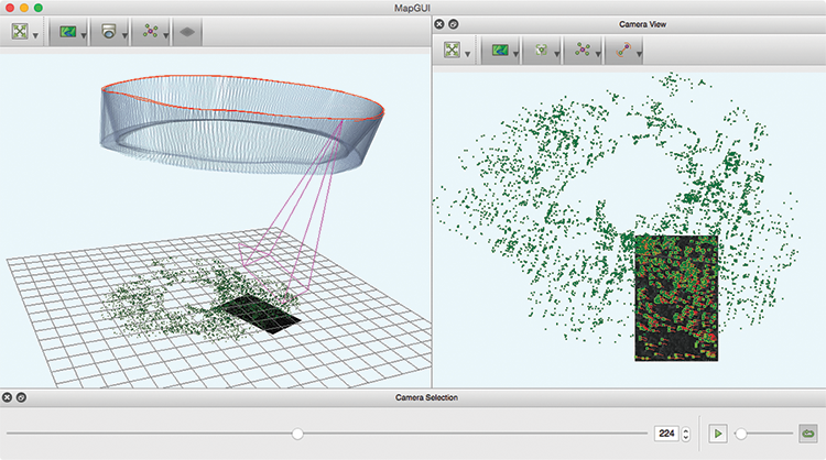 Figure 3: Results for kwiver_wami_set_1 in MapGUI.