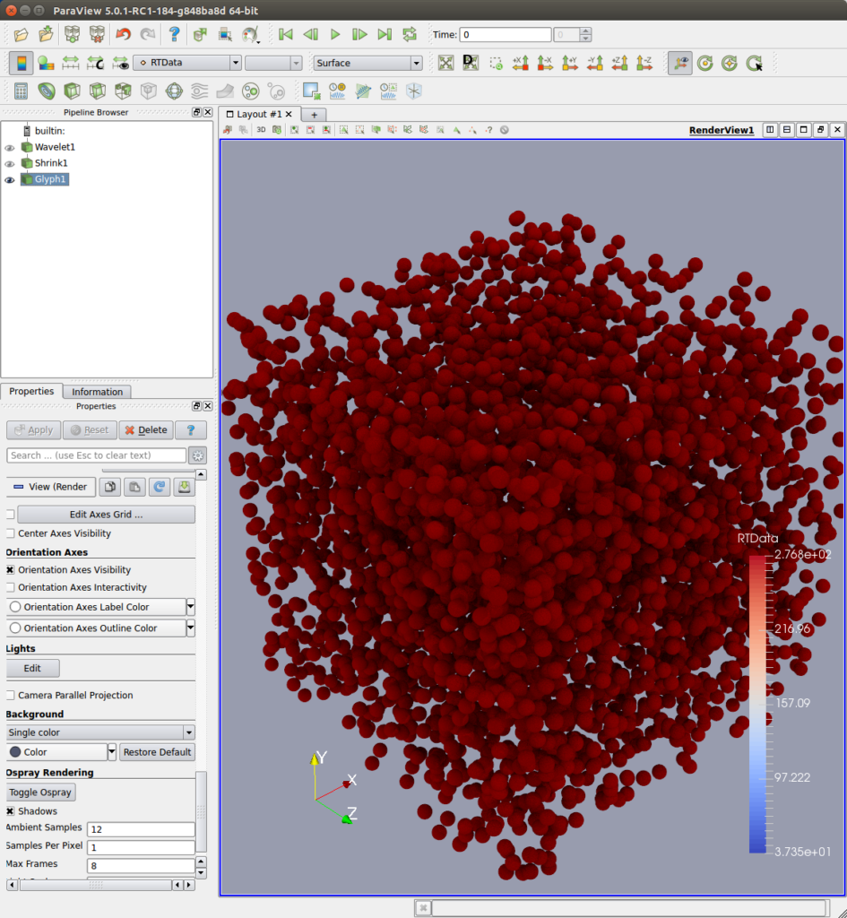 ray traced rendering in ParaView