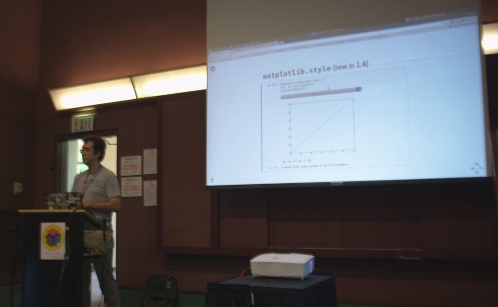 Dr. Thomas Caswell from Brookhaven National Labs visited to present what coming in Matplotlib 2.0.