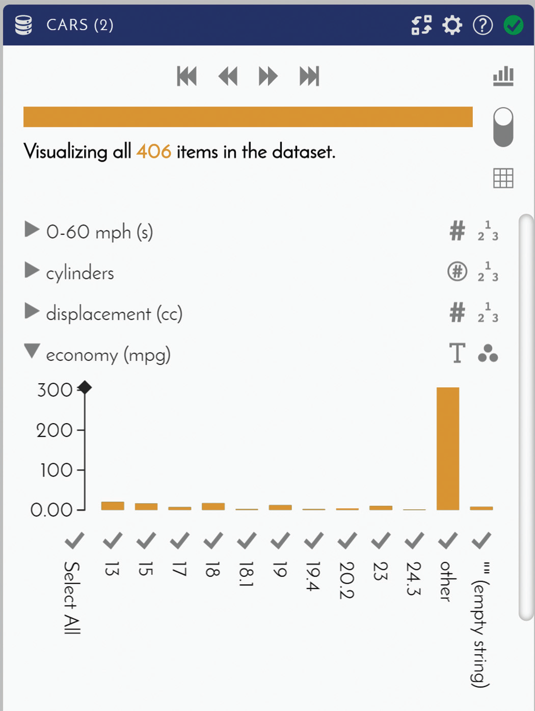 Resonant Lab Histogram