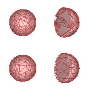 Perturbing Mesh Vertices with Additive Gaussian Noise