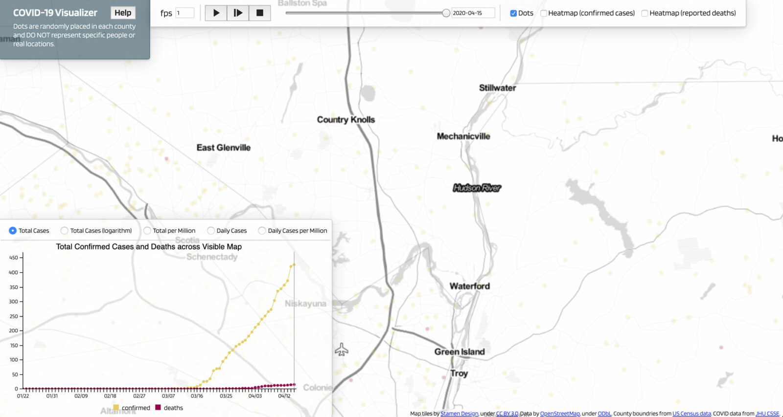 COVID19 Visualization Application Includes New Ways to View Data for