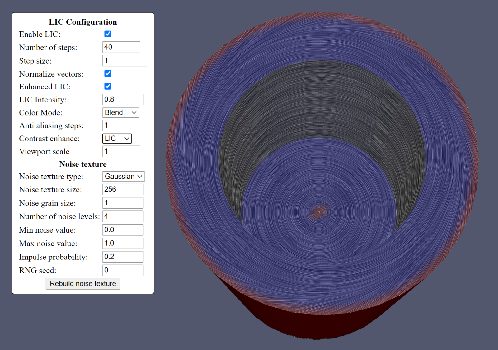 Visualize surface vector fields with VTK.js