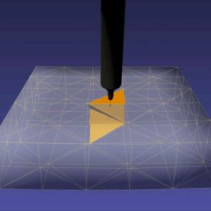 simulation of object inserting into another object