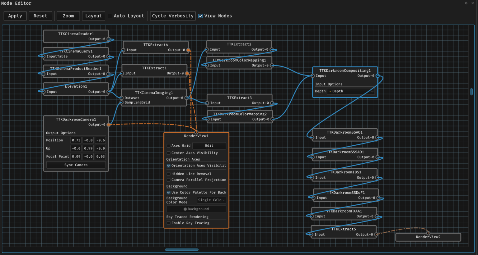 Node Editor for ParaView