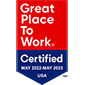 Great Place to Work. Certified May 2022 - May 2023 USA
