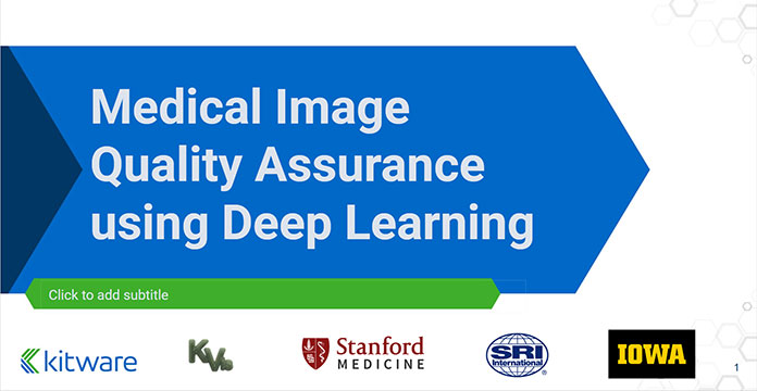 Medical Image Quality Assurance using Deep Learning