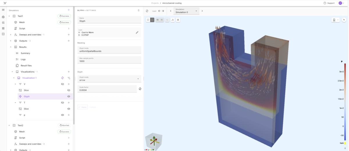 Simulations as a service with VTK.js and ParaView