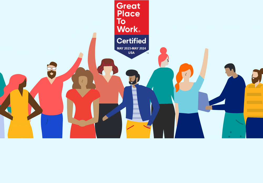 Great place to work certified for 2023 - 2024
