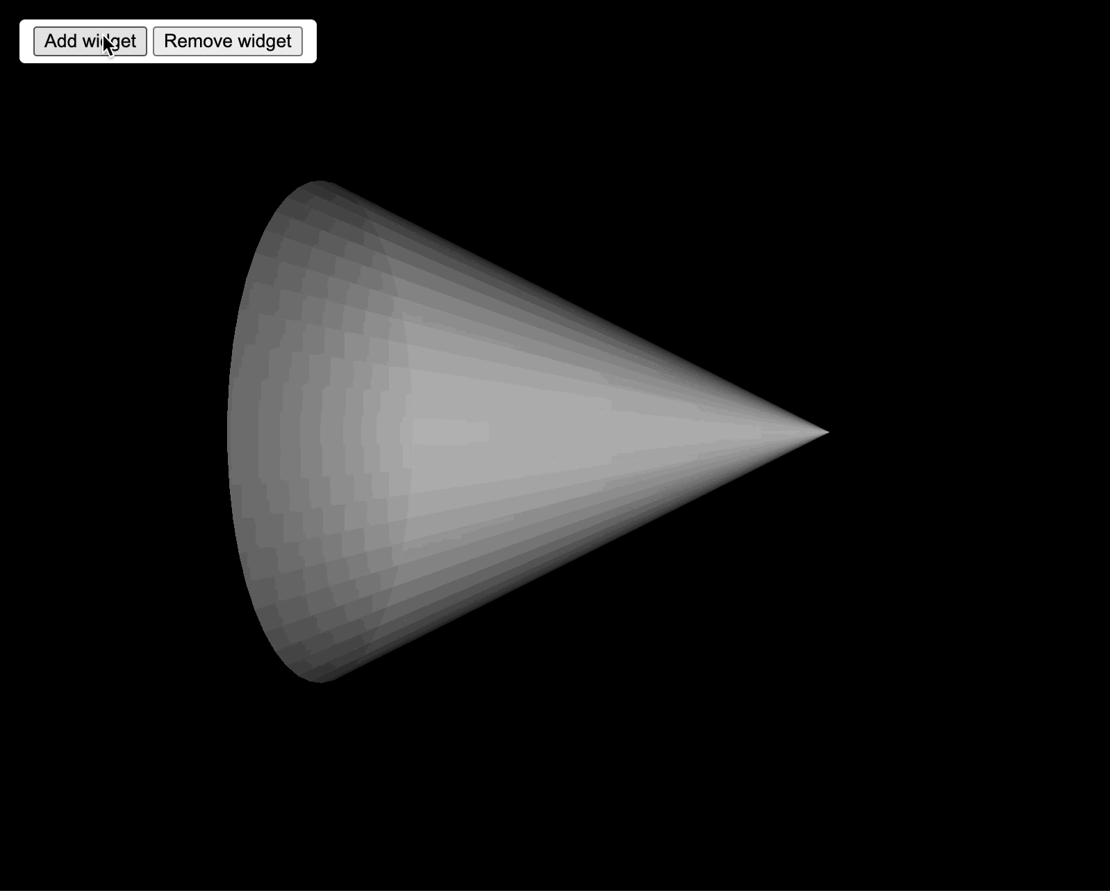 There are two new features in vtk.js widgets: the seed point widget and the actor picking manipulator. The seed point widget can be used to place landmarks in the scene, while the actor picking manipulator can constrain widget interaction to the surface of a mesh.