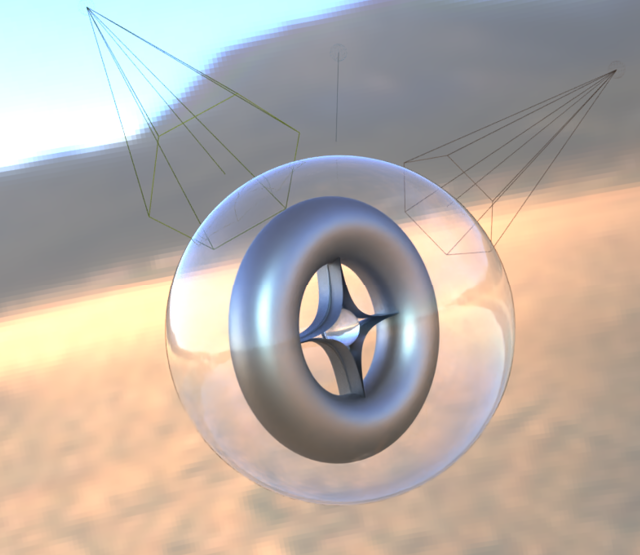 VTK rendering of a bubble