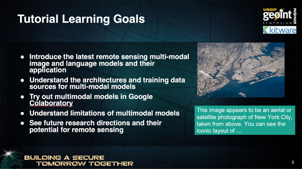 Tutorial Learning Goals