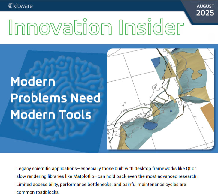 Screenshot of Innovation Insider. Modern Problems Need Modern Tools.