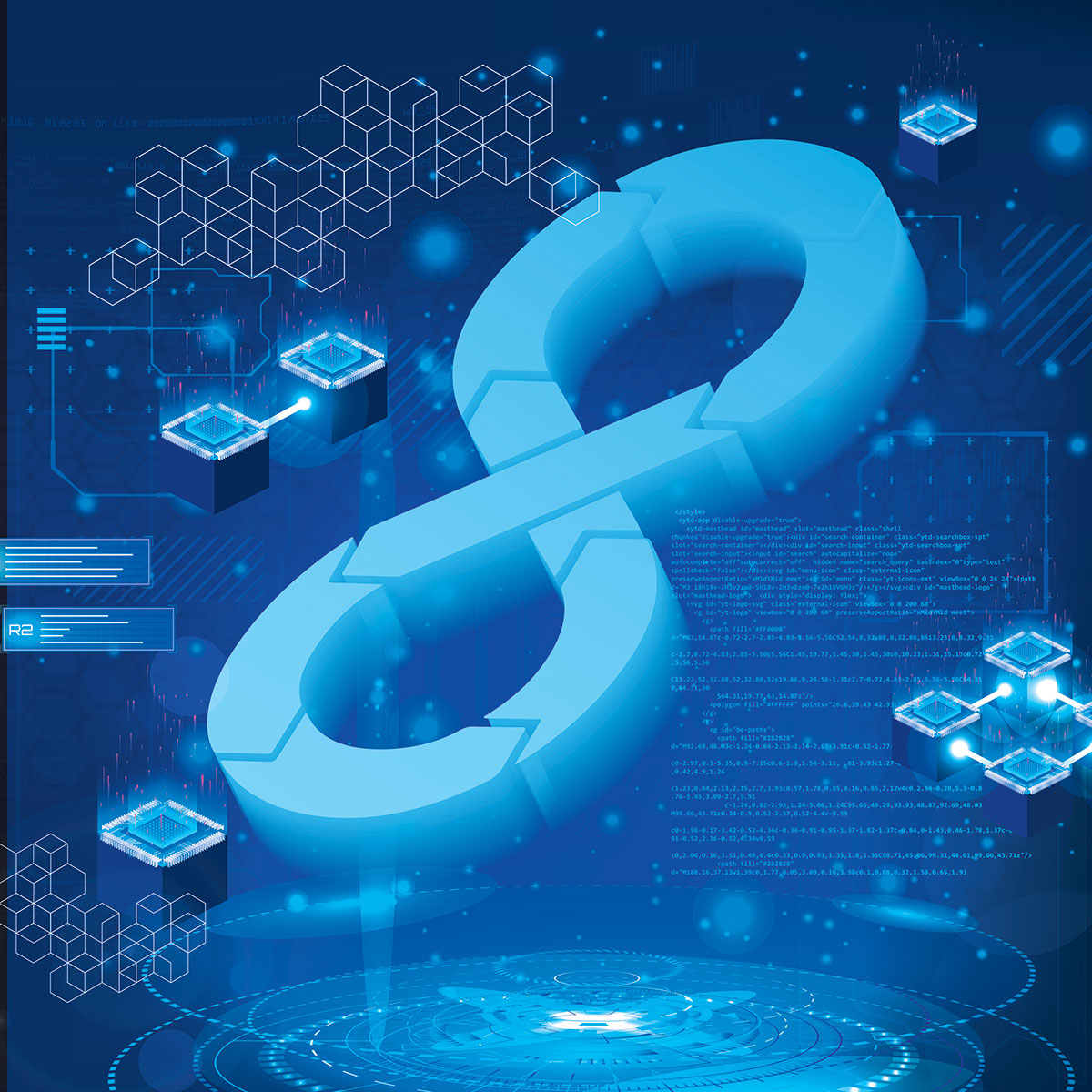 Generic infinity symbol graphic