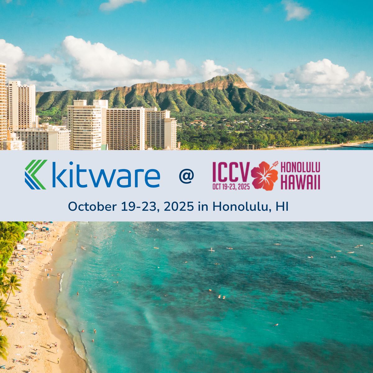 International Conference on Computer Vision. October 19 - 23, 2025, in Honolulu, HI