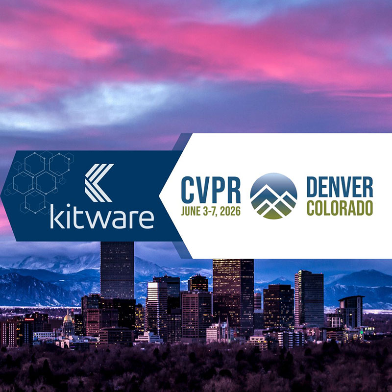 Kitware at CVPR. June 3 - 7, 2026 | Denver, Colorado | Booth #335