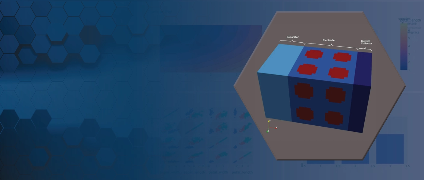 Visualization of a battery cell