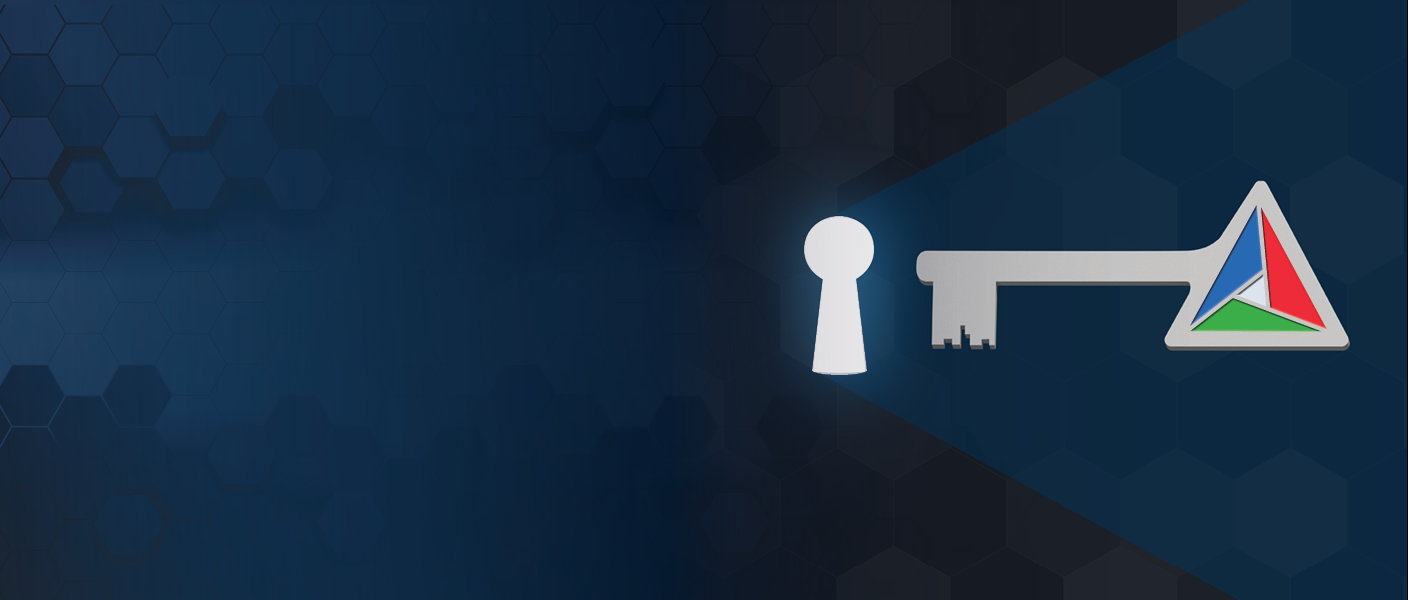 CMake Logo on a Key