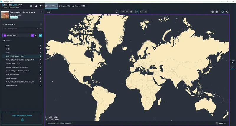 Fig 6. Default Cartographic View