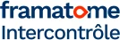 The corporate logo for Framatome Intercontrôle in dark blue text with a red stylized diamond emblem replacing the letter 'o' in Framatome.